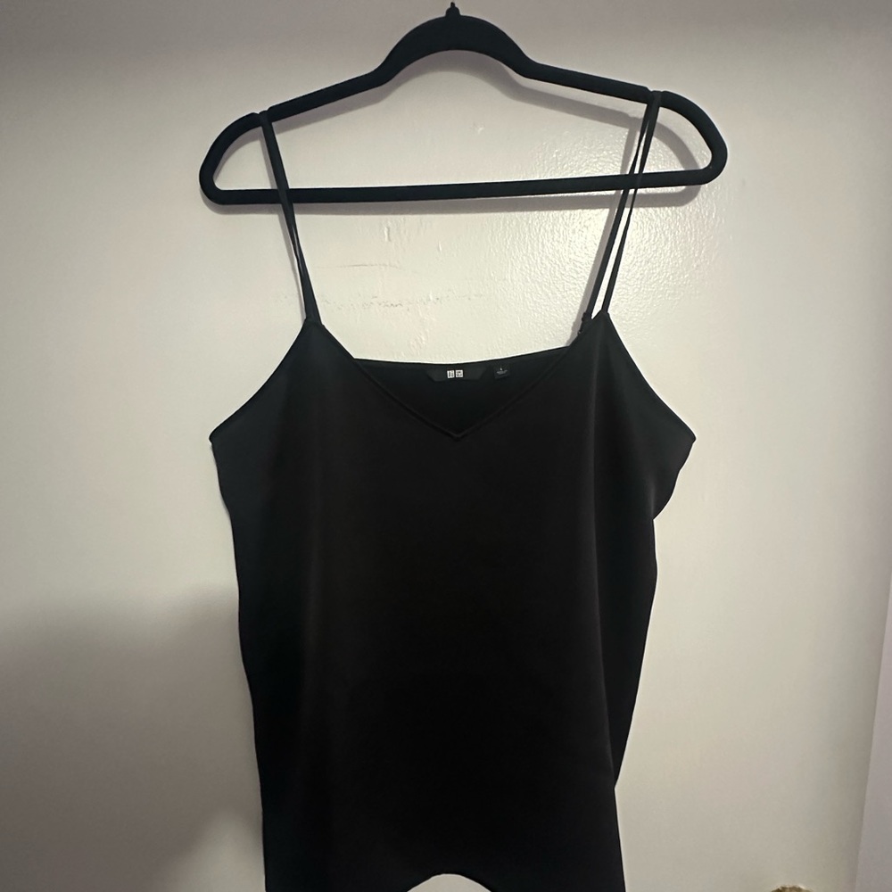 Uniqlo Black Spaghetti Strap Top
